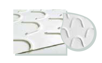 Horseshoe belt surface pattern